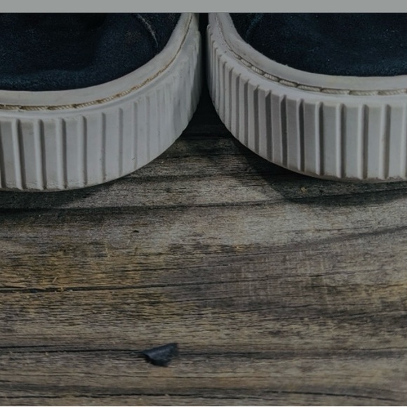 Puma Womens sneakers Size 7.5 Platform black suede skater comfort classic (62 - Picture 7 of 7